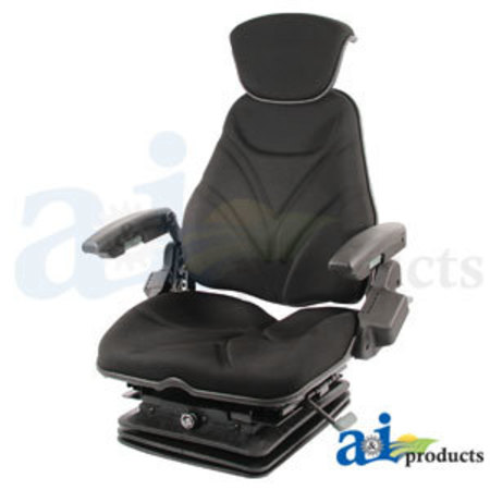 A & I PRODUCTS Seat, F20 Series, Air Suspension / Armrest / Headrest / Black Cloth 22" x22.5" x18" A-F20A265